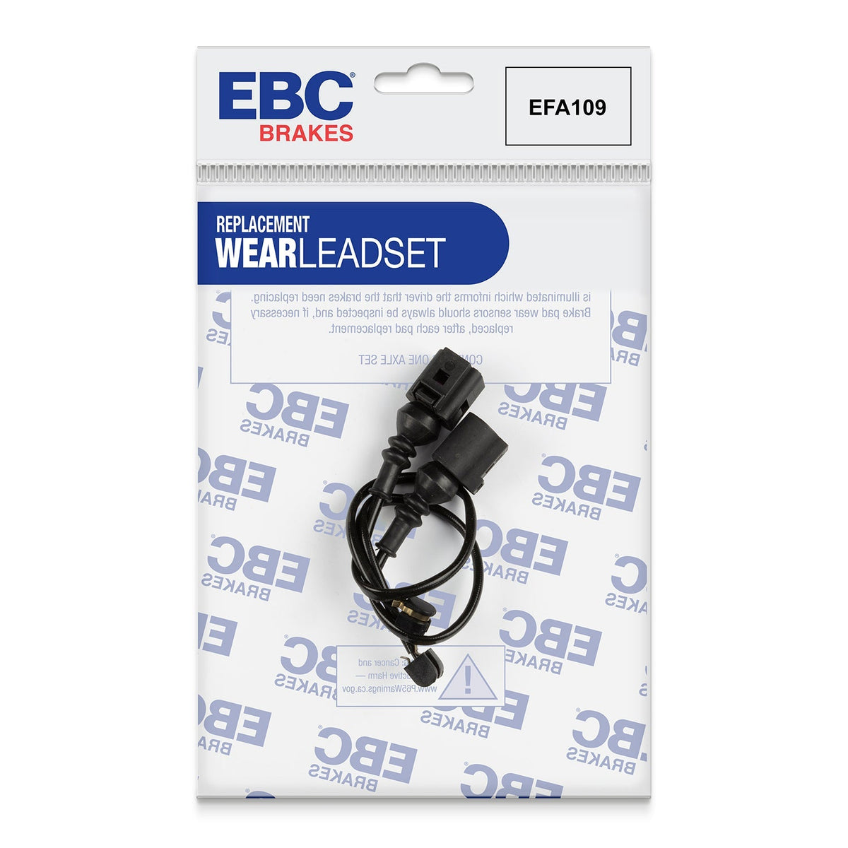 EBC EFA109 Brake Wear Sensor Lead - Front or Rear Axle