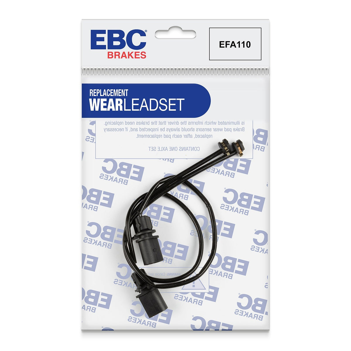 Ford Focus ST, VW Golf GTI, BMW E90 E92 EBC EFA110 Brake Pad Wear Sensor Lead