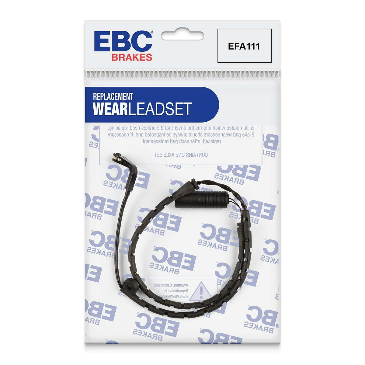 EBC EFA111 Brake Wear Sensor Lead - Front or Rear Axle Set