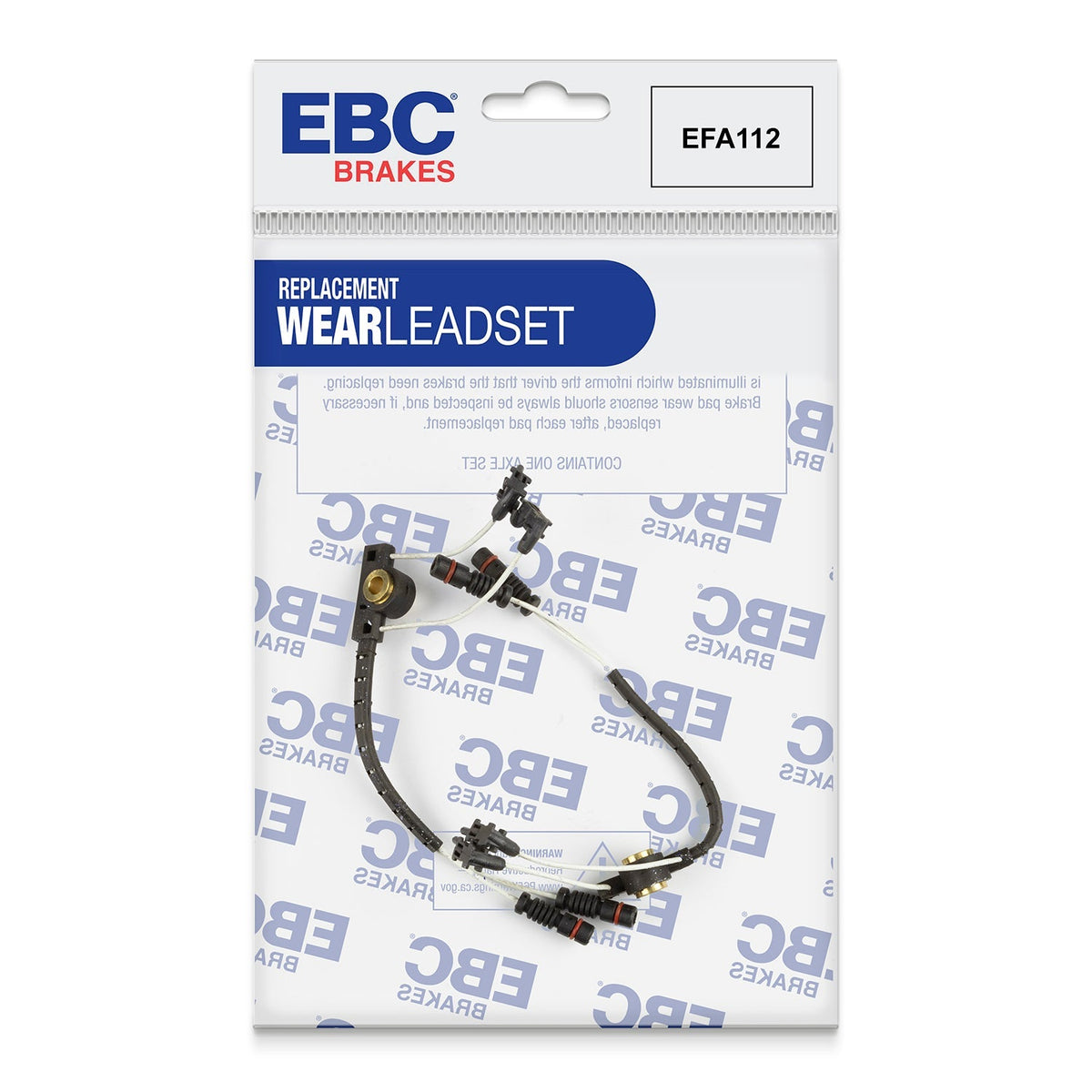 EBC Brake Wear Sensor Lead EFA112 for EBC Redstuff, Greenstuff, Ultimax Pads