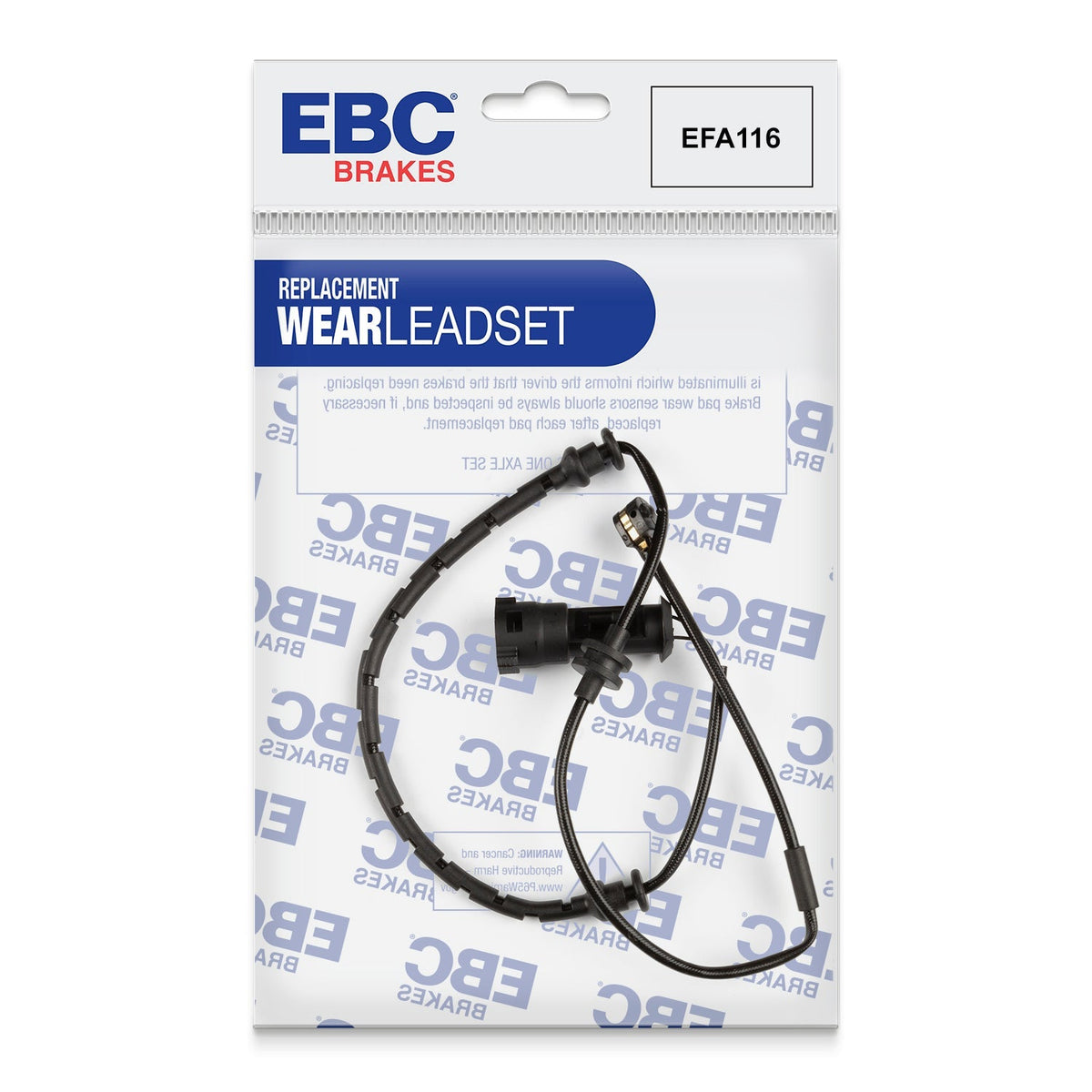 EBC EFA116 Brake Wear Sensor Lead for EBC-Equipped Vehicles