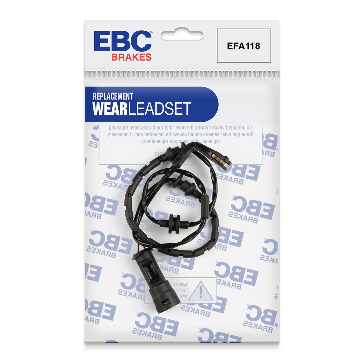 EBC EFA118 Brake Pad Wear Sensor Lead for Greenstuff, Yellowstuff, Ultimax