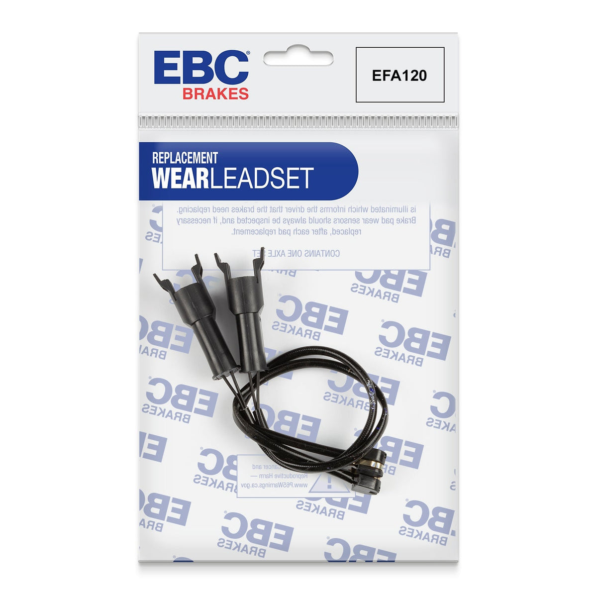 EFA120 Brake Wear Sensor Lead for EBC Pads - Fast Road & Track Day Fit