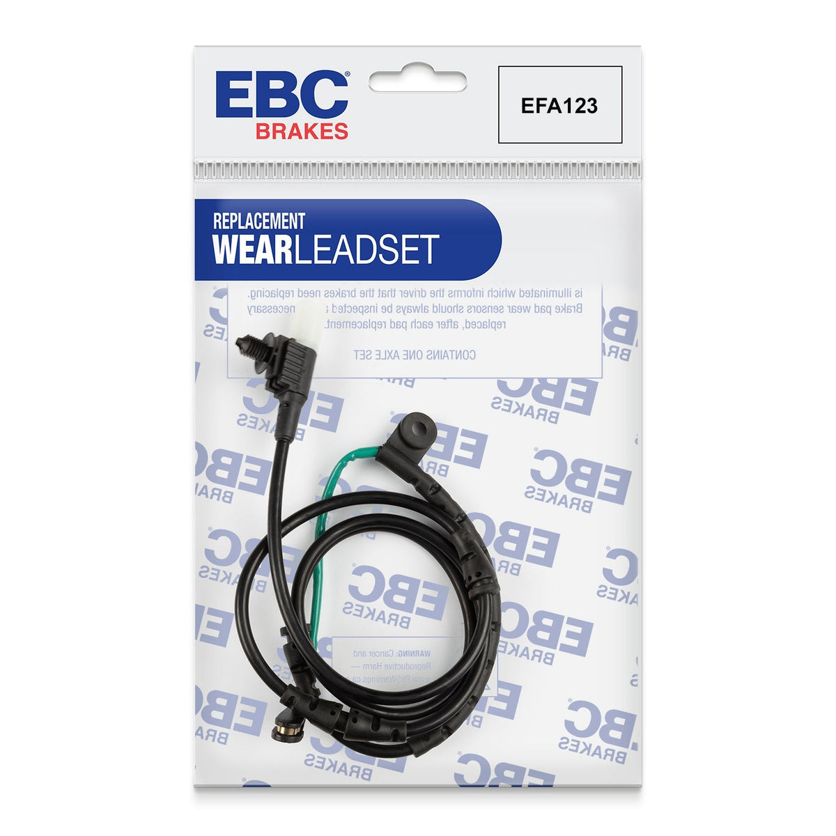 EFA123 Brake Wear Sensor Lead for EBC Redstuff, Greenstuff, Ultimax Pads