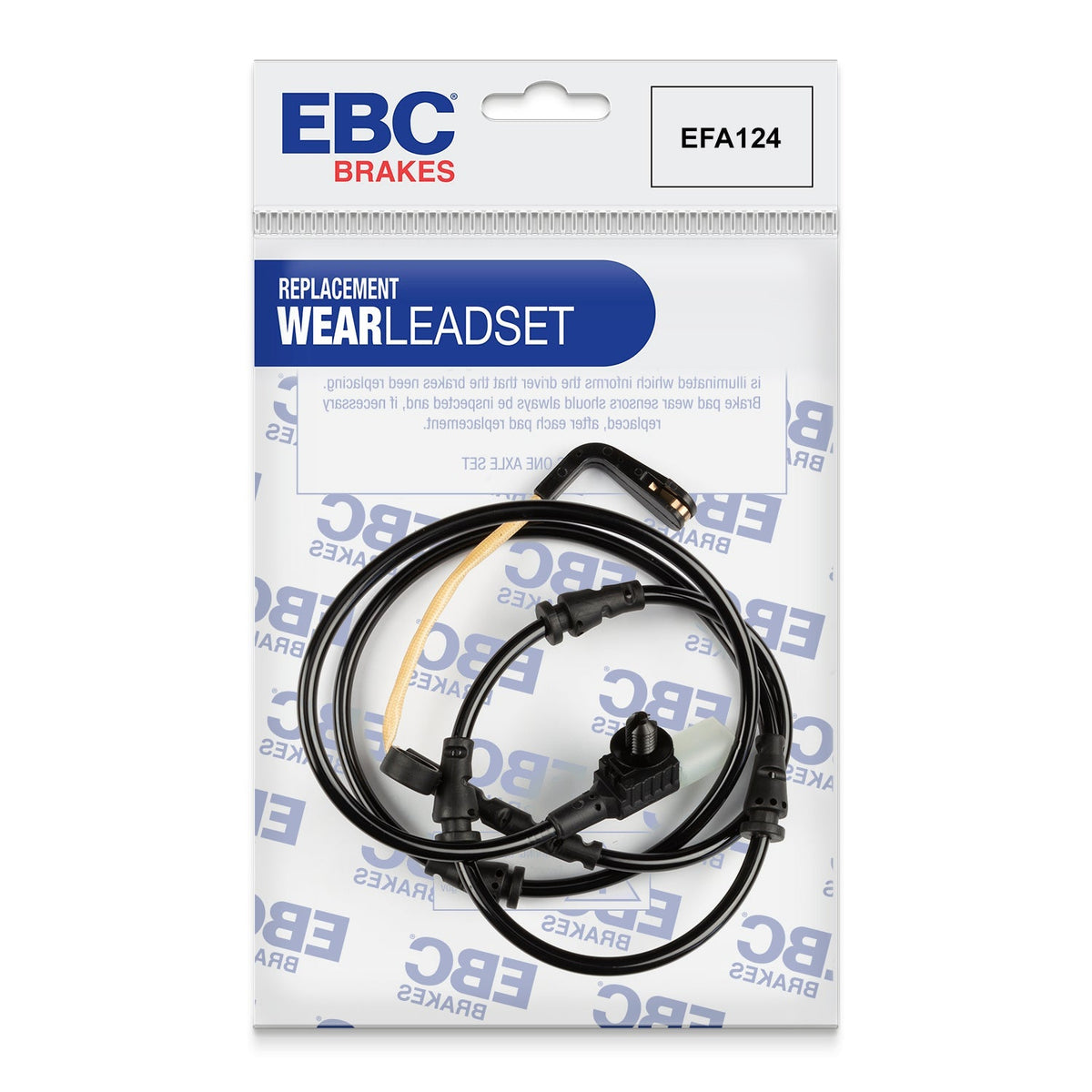 EBC Brake Wear Sensor Lead EFA124 for EBC Redstuff, Greenstuff, Ultimax Pads
