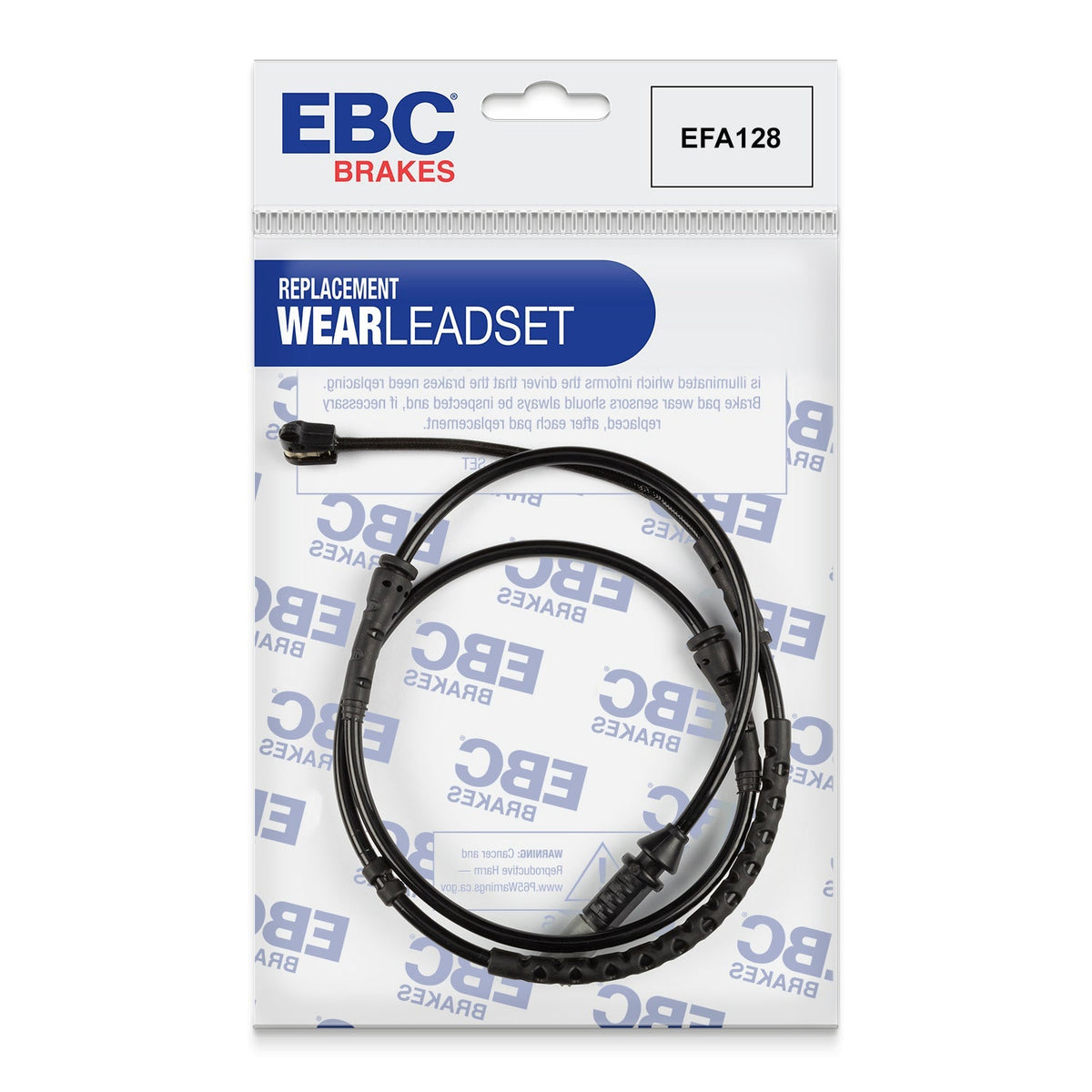 EBC EFA128 Brake Wear Sensor Lead for Redstuff, Greenstuff, Ultimax Pads