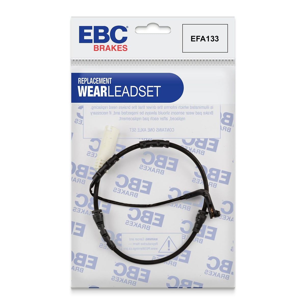 EBC EFA133 Brake Wear Sensor Lead for EBC Redstuff, Greenstuff, Ultimax Pads