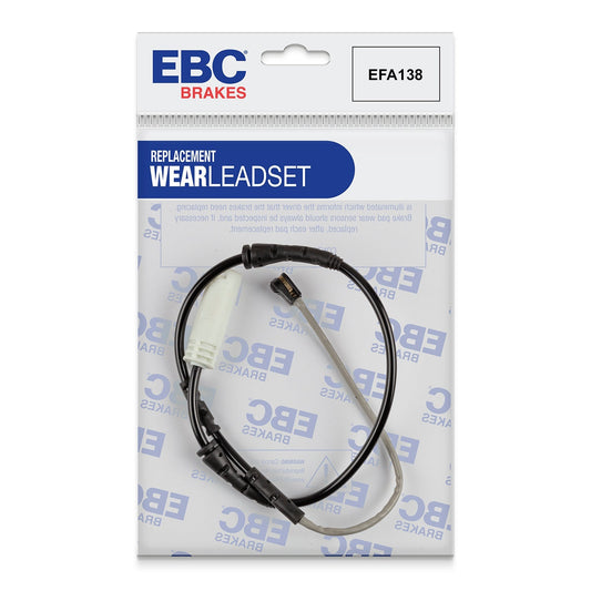 Ford Focus, VW Golf Mk5-Mk7, Vauxhall Astra H-J EBC EFA138 Brake Pad Wear Sensor Lead