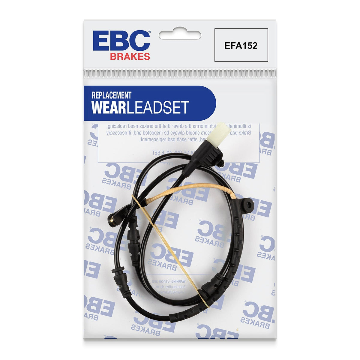 EBC EFA152 Brake Wear Sensor Lead for EBC Yellowstuff, Greenstuff, Ultimax
