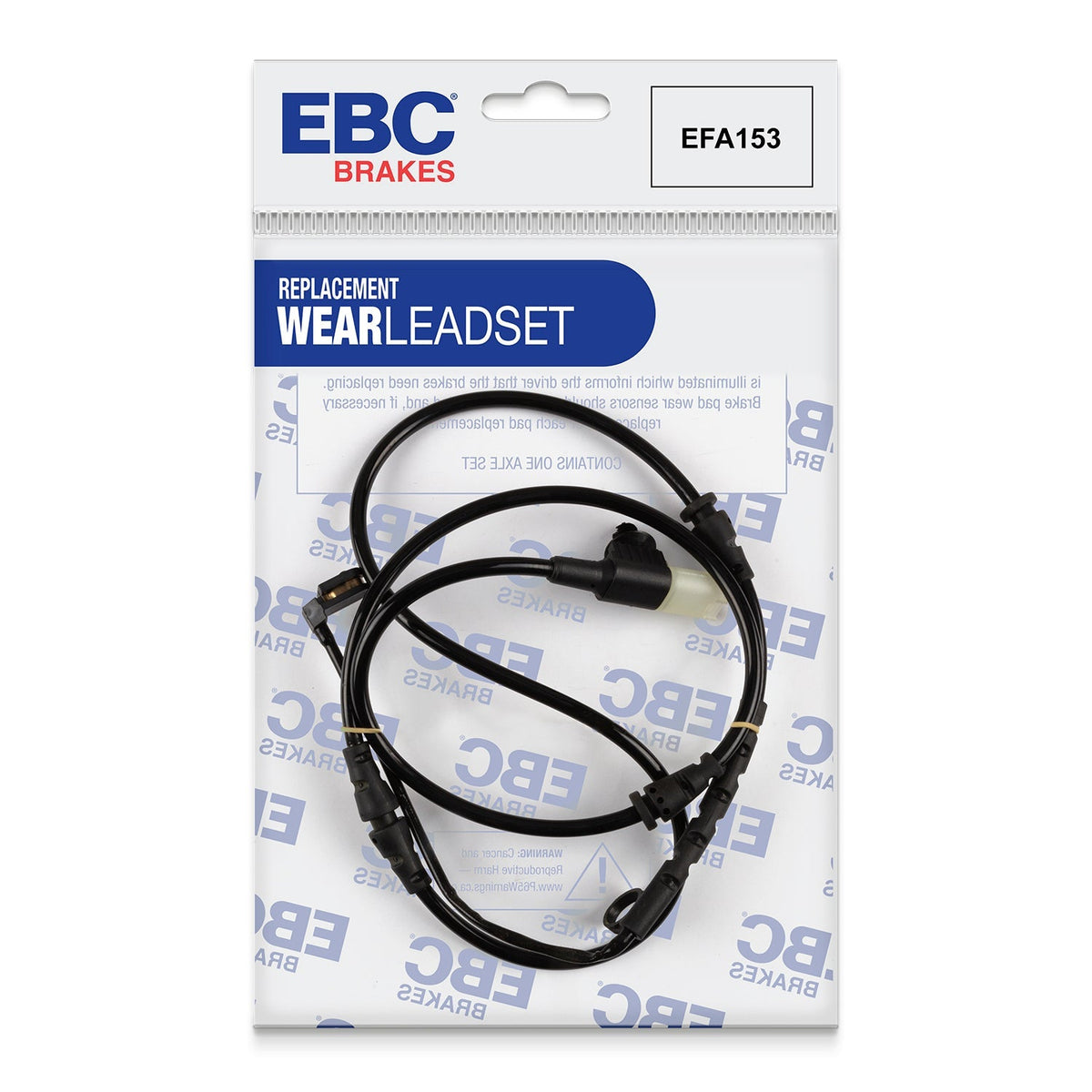 Ford Focus ST, Fiesta ST, VW Golf GTI, Audi A3 8P, BMW E90 EBC Brake Wear Sensor Lead EFA153