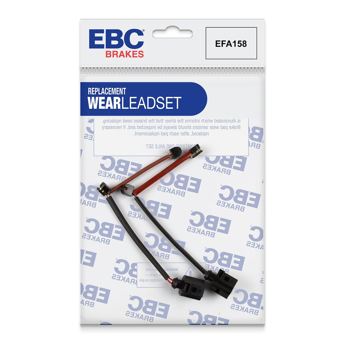 Ford Focus ST, VW Golf GTI, BMW 3 Series E90/E46, Subaru WRX EBC Brake Wear Sensor Lead EFA158
