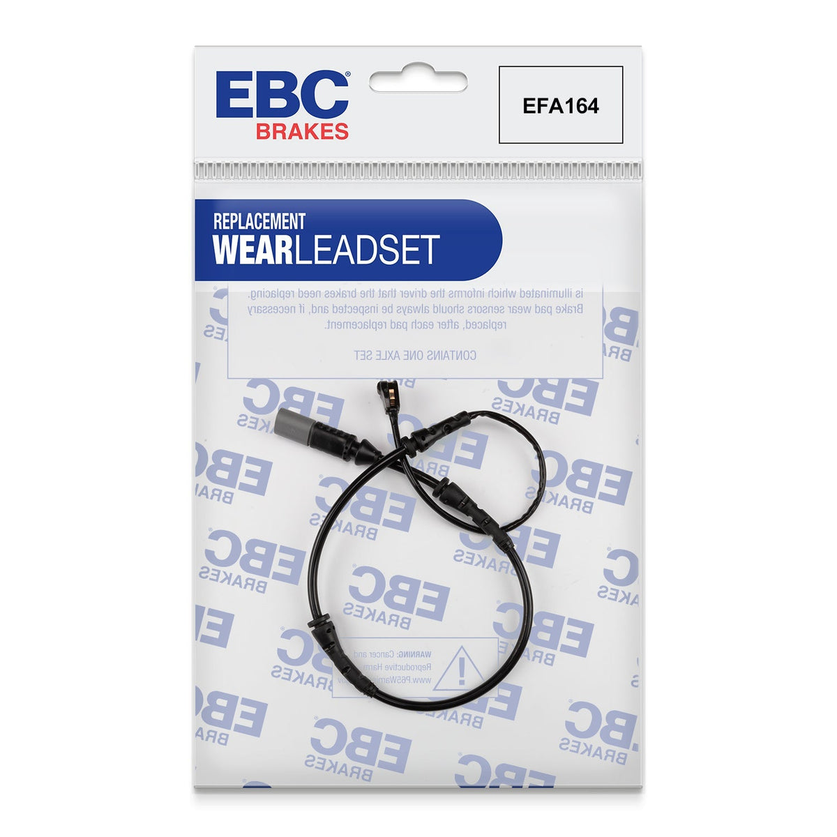 EFA164 Brake Wear Sensor Lead for EBC Redstuff, Greenstuff, Ultimax