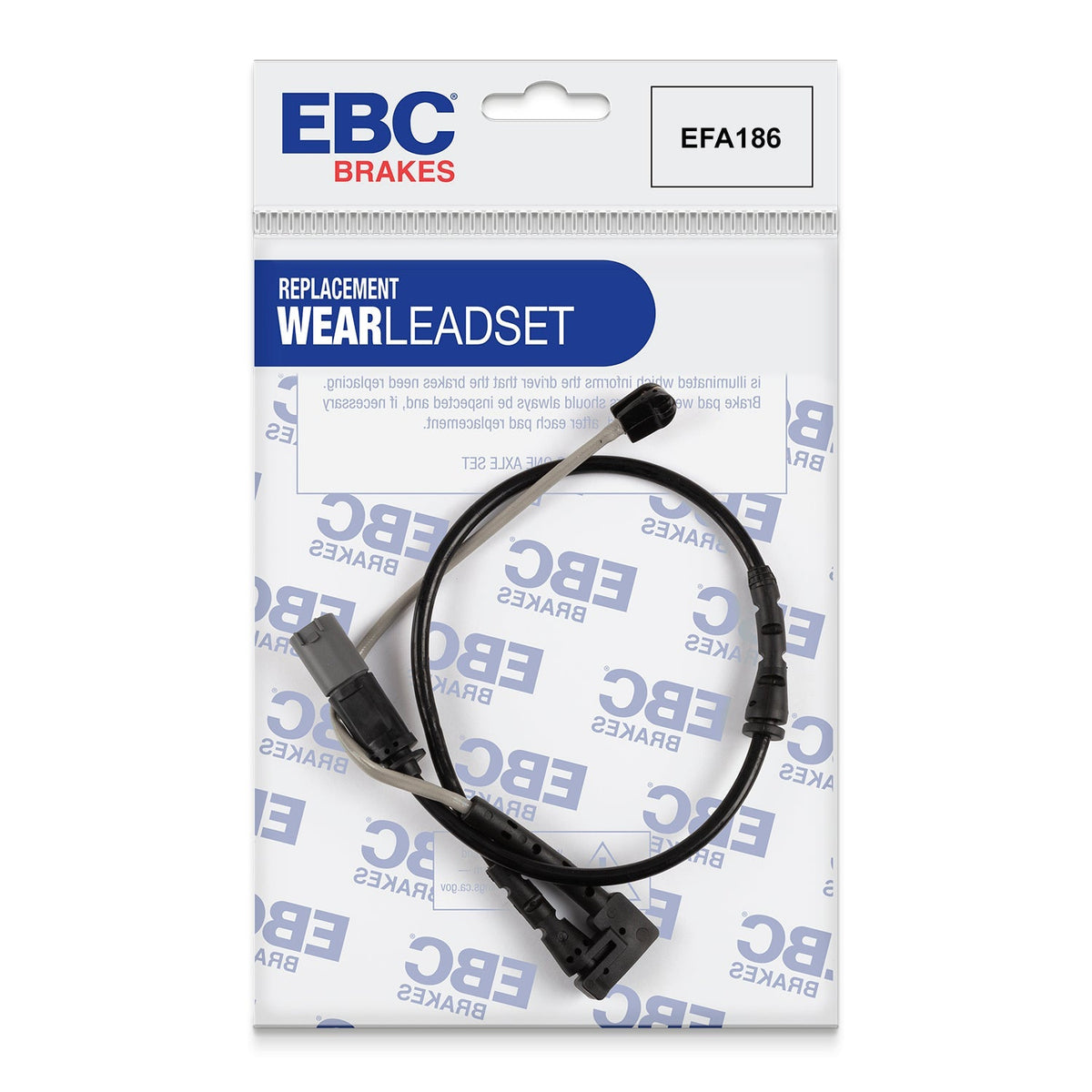 EBC EFA186 Brake Wear Sensor Lead - Direct Fit for EBC Pad Sets