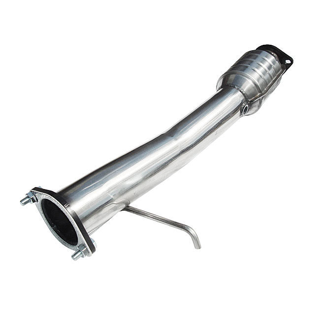 Ford Focus RS Mk2 Front Pipe Sports Cat or De-Cat, 3 inch Stainless
