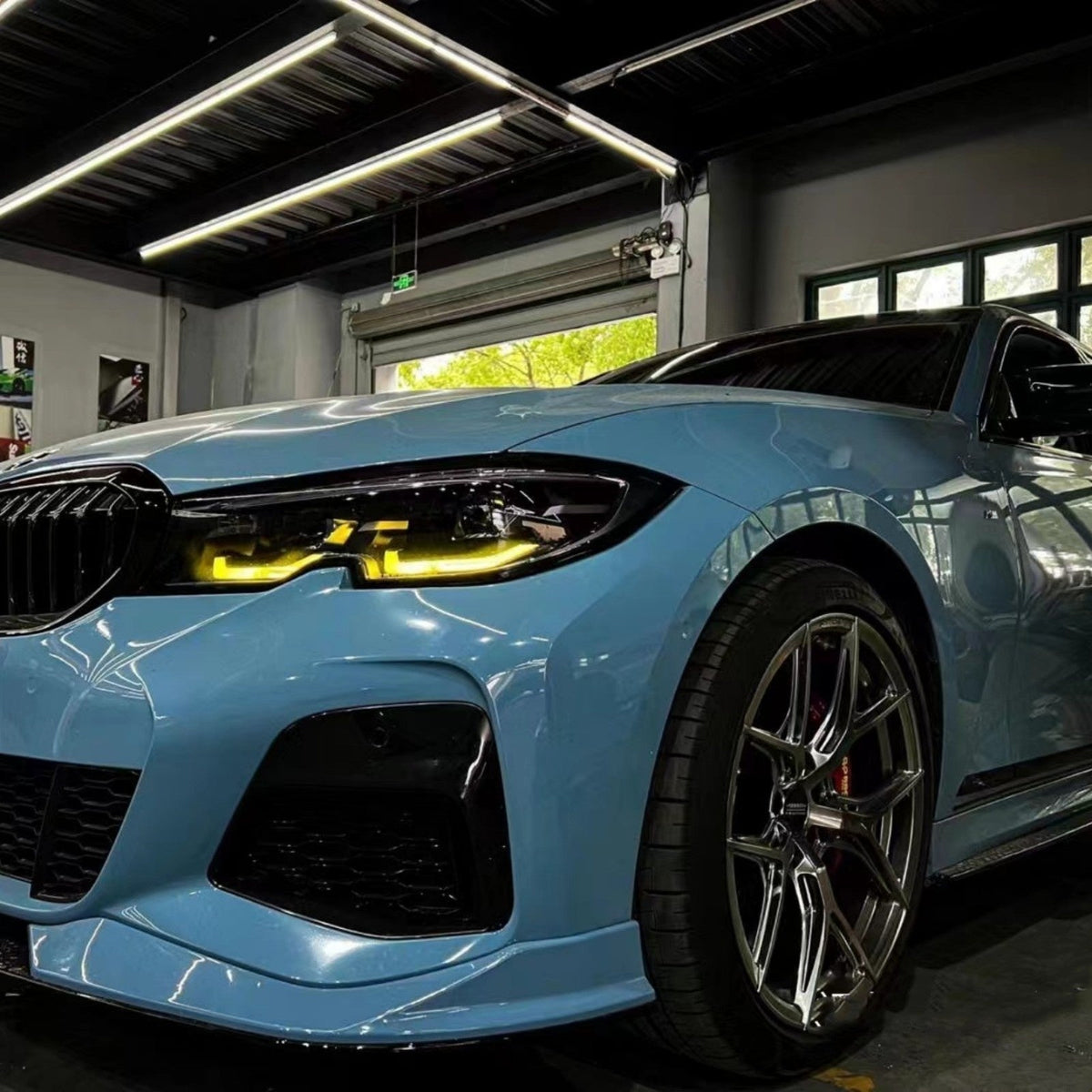 BMW G20 G21 3 Series Yellow Adaptive DRL Module Set 2019-2022