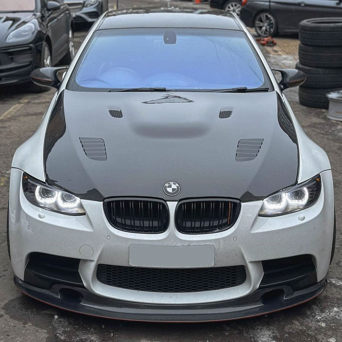 BMW E90 E92 E93 M3 GT4S V1 Style Carbon Fibre Front Splitter