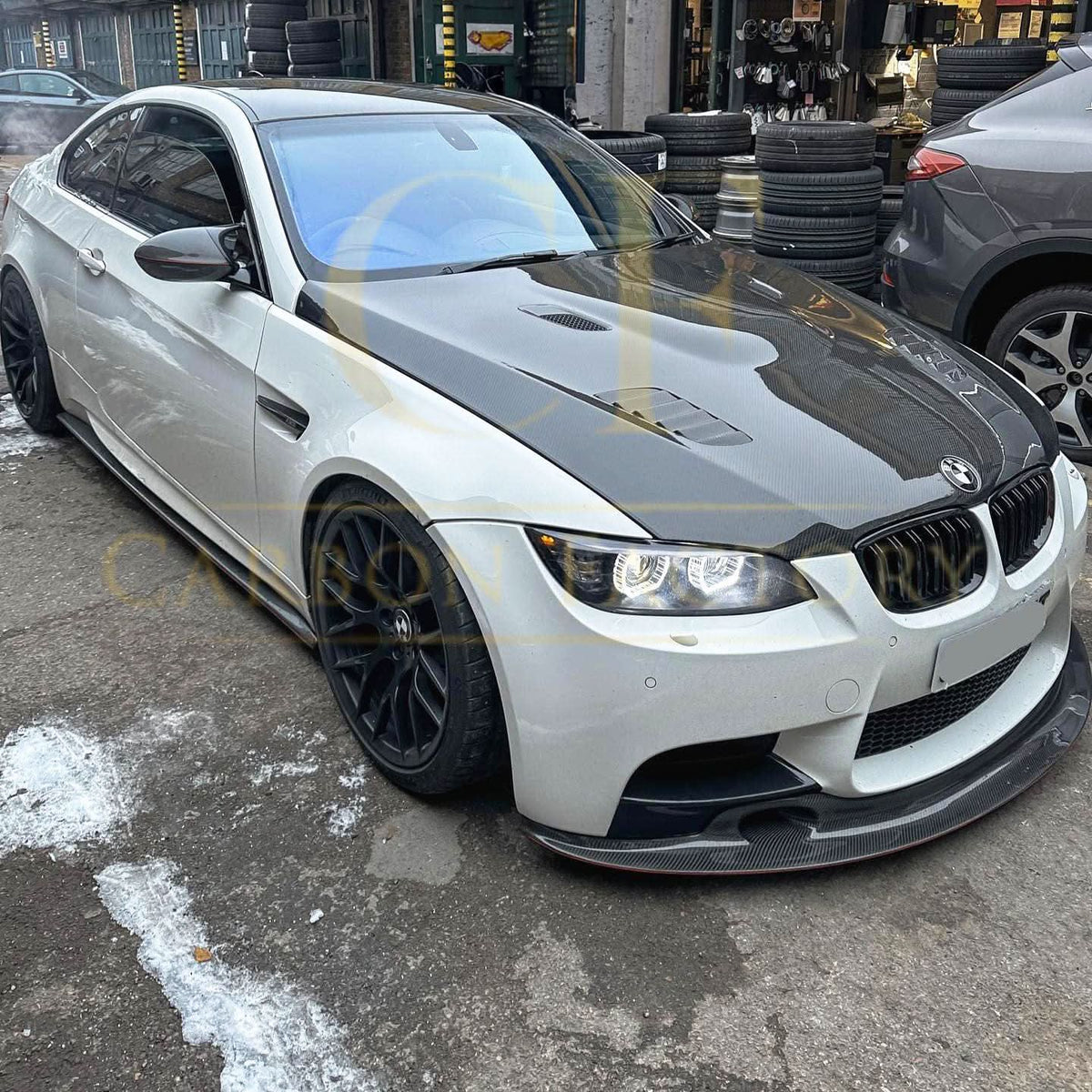 BMW E90 E92 E93 M3 GT4S V1 Style Carbon Fibre Front Splitter