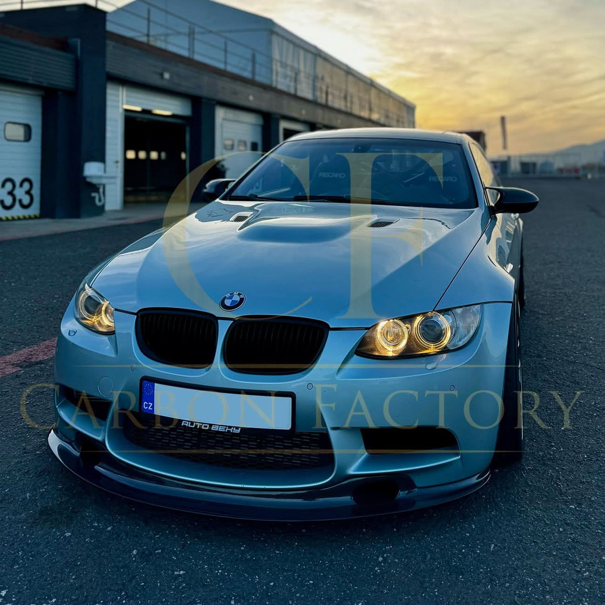 BMW E90 E92 E93 M3 GT4S V1 Style Carbon Fibre Front Splitter