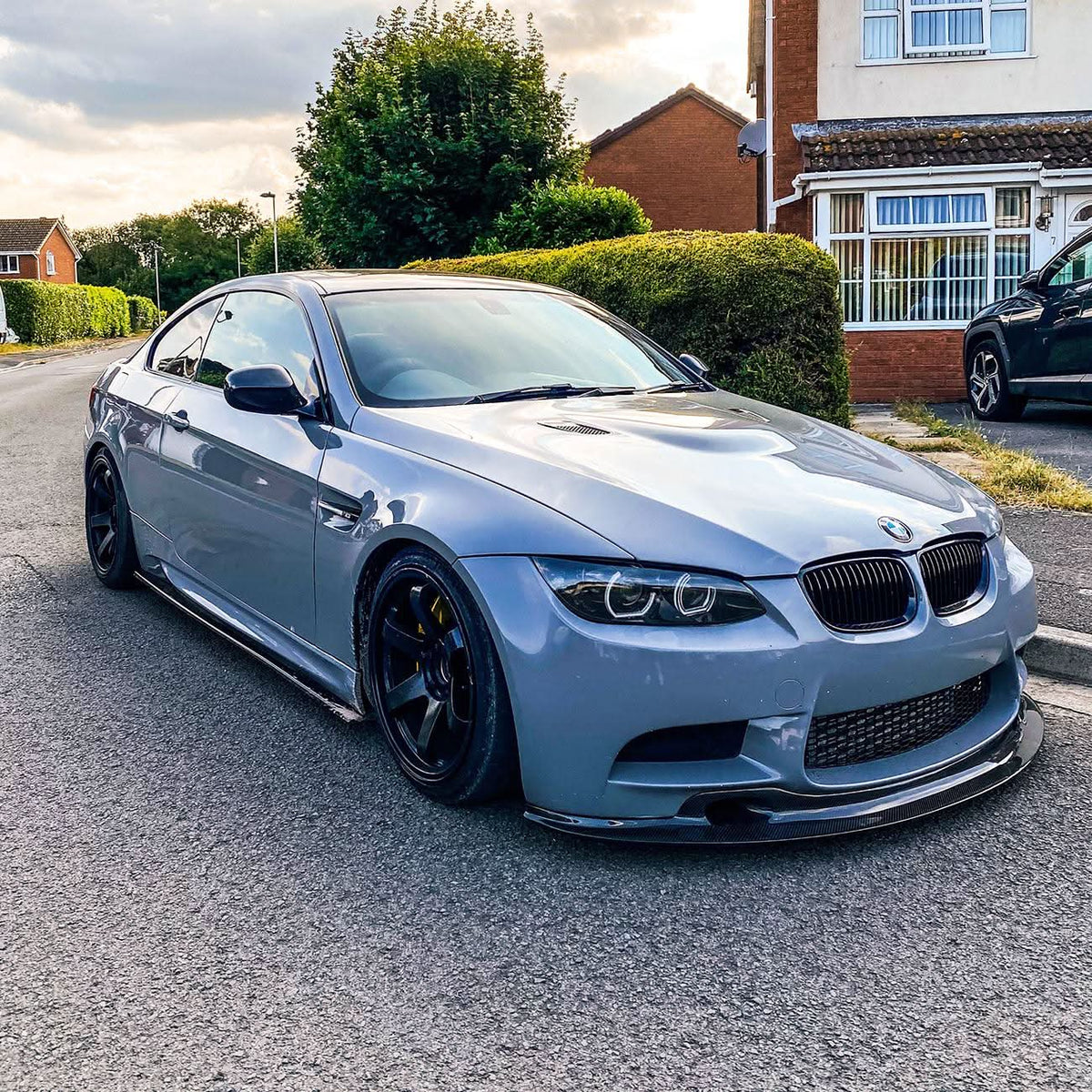 BMW E90 E92 E93 M3 GT4S V1 Style Carbon Fibre Front Splitter