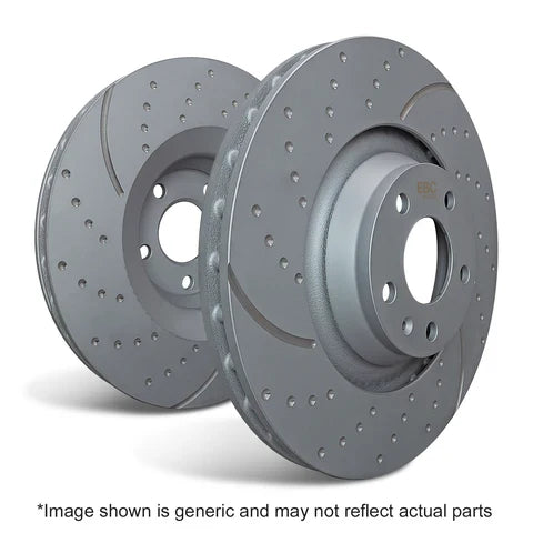 E60 E61 E63 E64 BMW Front Brake Discs GD1246, ATE Caliper Fit