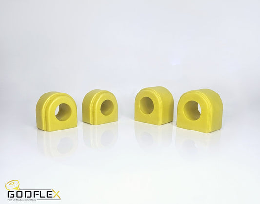 SEAT Leon Cupra MK2 (2005-2012) front & rear anti roll bar bushes, Godflex polyurethane, part 1K0411303