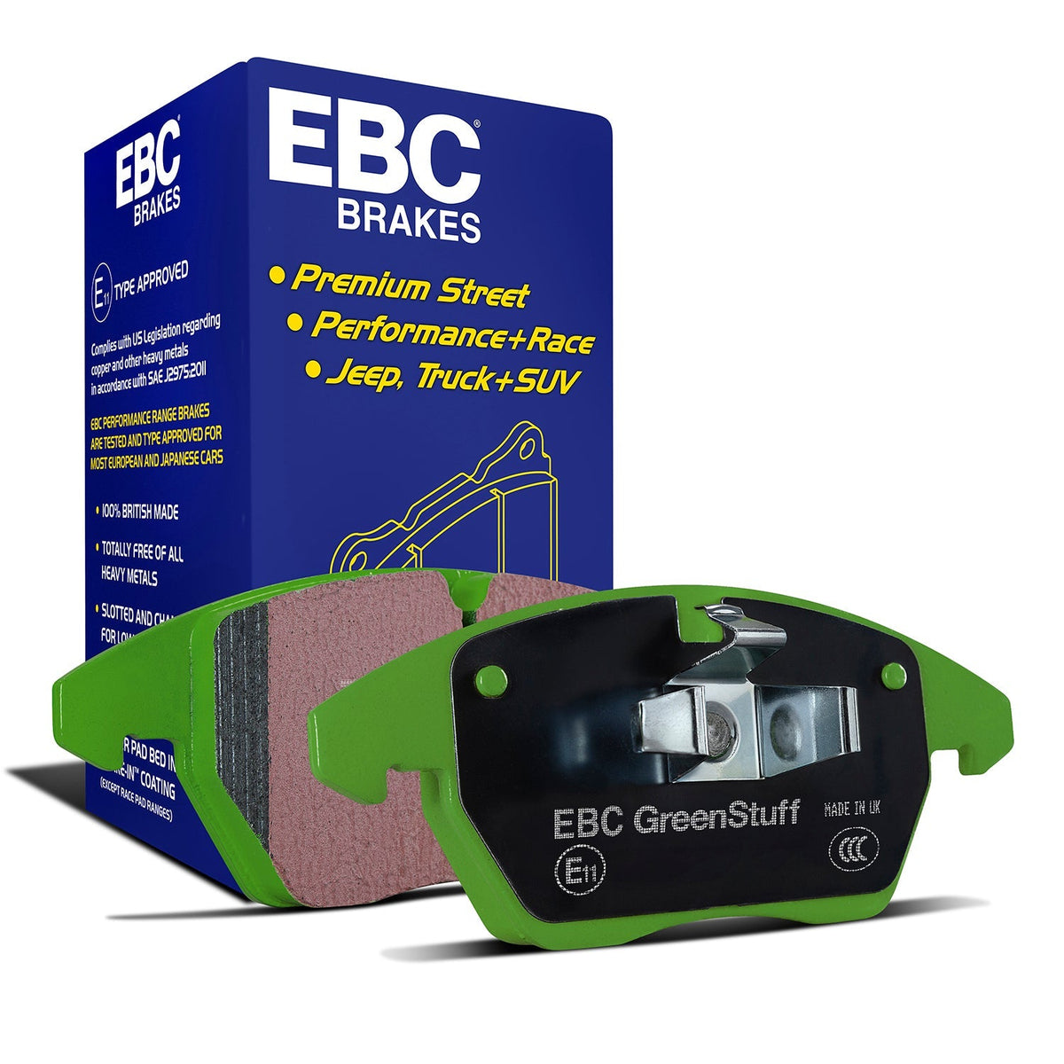 EBC Greenstuff 2000 DP22013 Brake Pads - Fast Road & Track Day