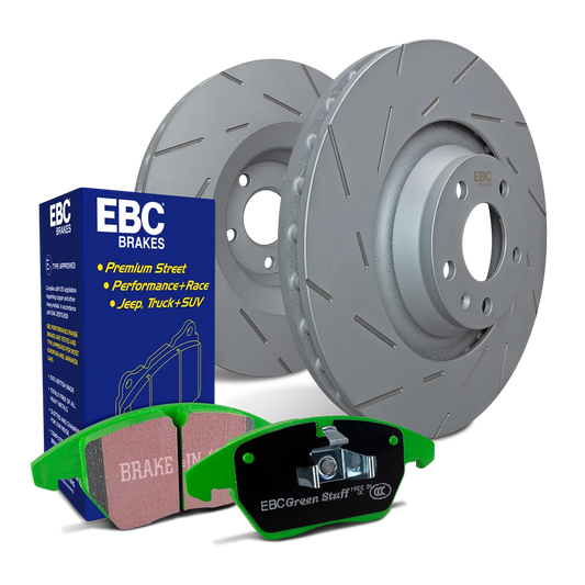 E65 E66 E67 BMW 7 Series Rear Slotted Brake Discs USR1391 - ATE Calipers Only