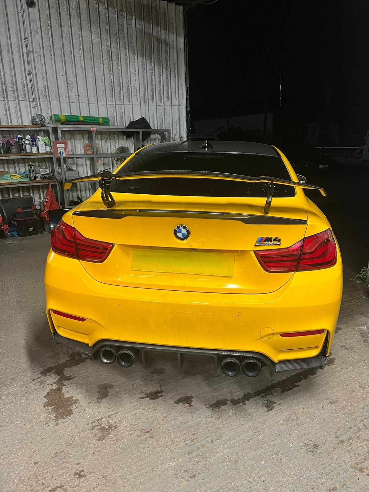 BMW F80 M3 F82 M4 F83 M4 Carbon Fibre GTS V Style Boot Spoiler