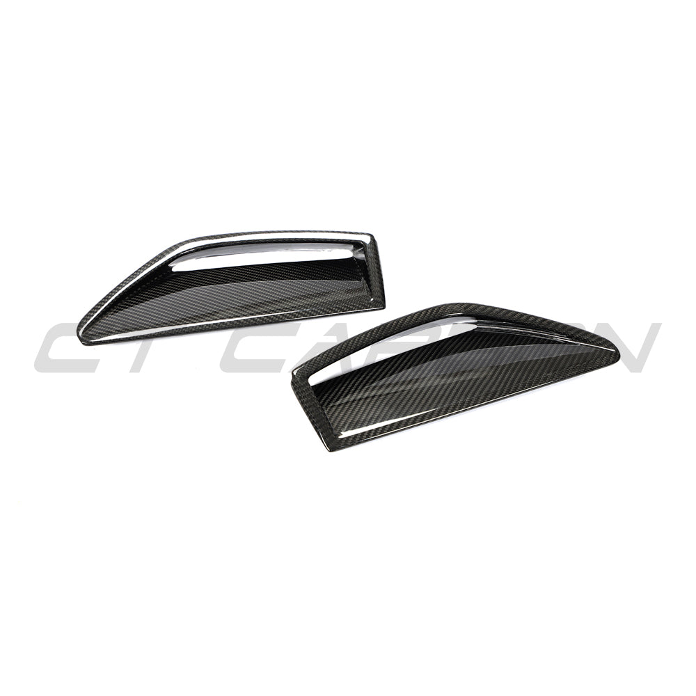 Audi RS6 C8 RS7 C8 Carbon Fibre Front Bumper Vent Trim CT-CF-VT-RS6C8