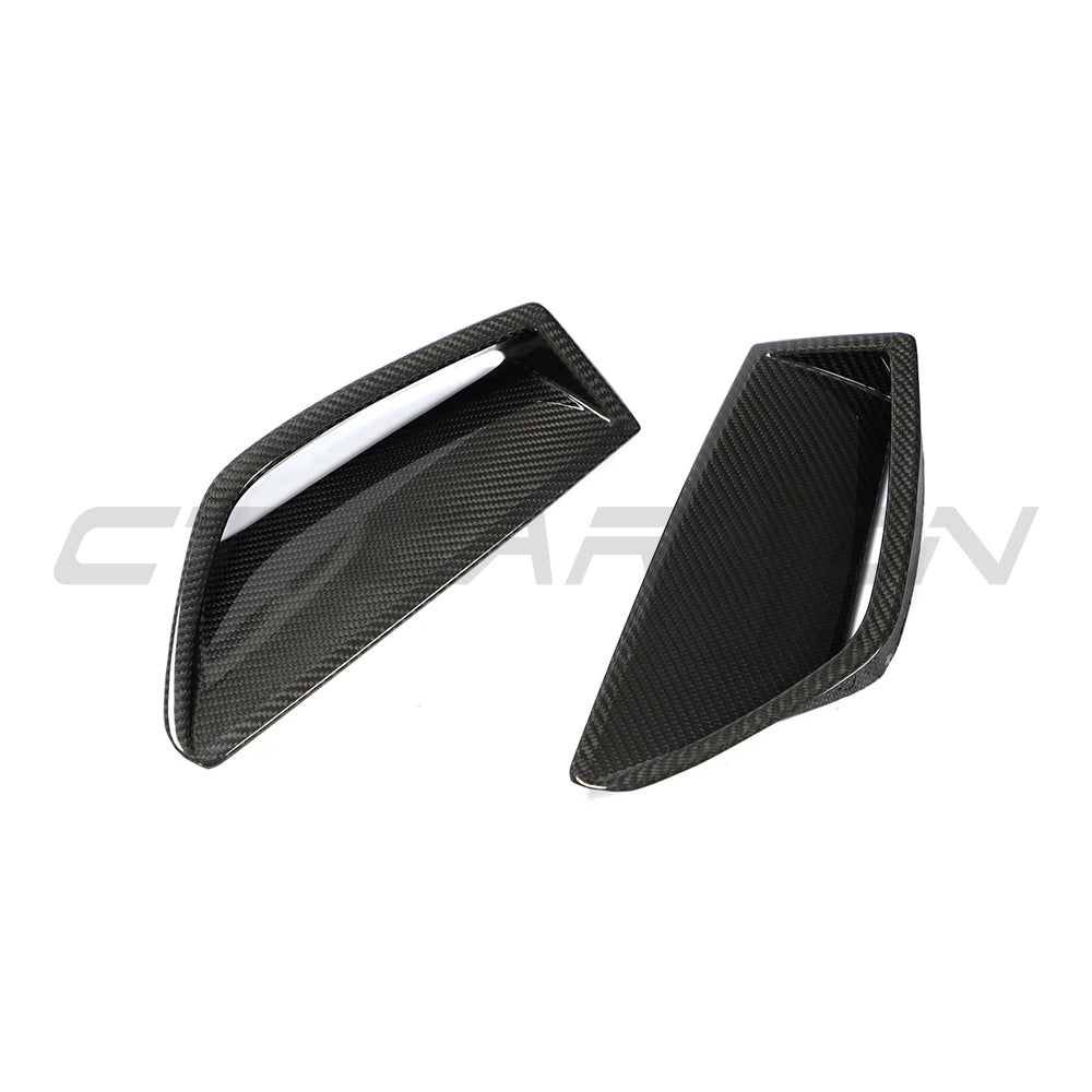 Audi RS6 C8 RS7 C8 Carbon Fibre Front Bumper Vent Trim CT-CF-VT-RS6C8
