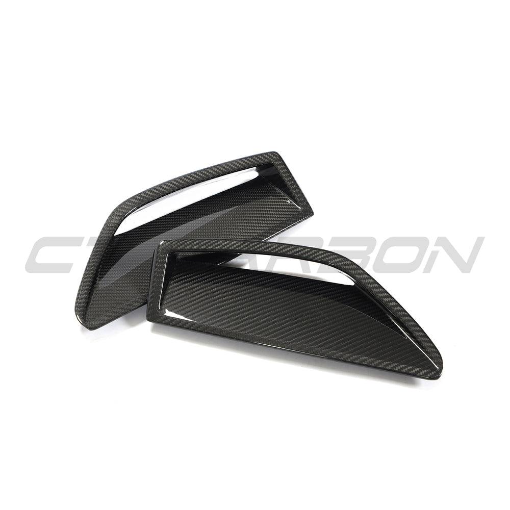 Audi RS6 C8 RS7 C8 Carbon Fibre Front Bumper Vent Trim CT-CF-VT-RS6C8