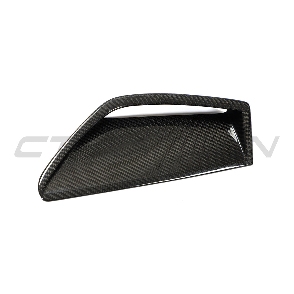 Audi RS6 C8 RS7 C8 Carbon Fibre Front Bumper Vent Trim CT-CF-VT-RS6C8