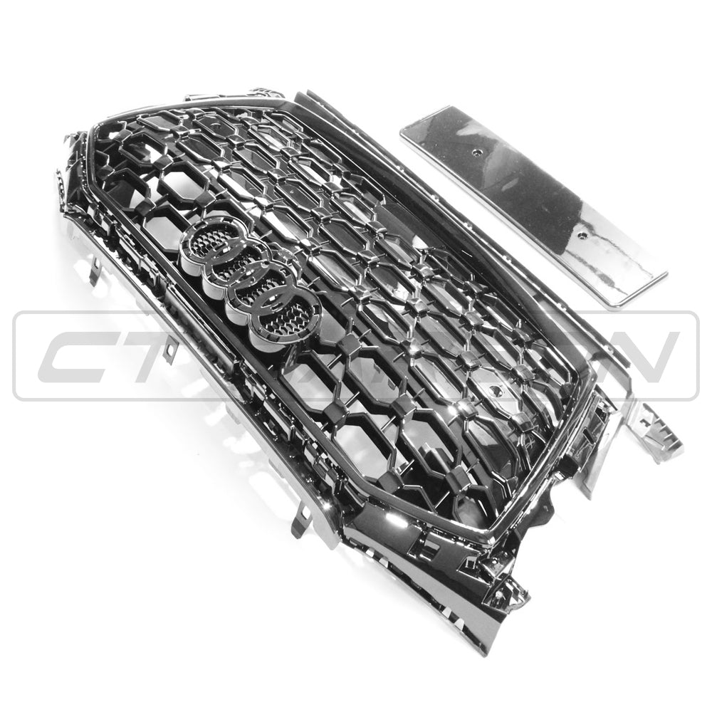 Audi A3 S3 8Y 2020+ All-Black Honeycomb Grille