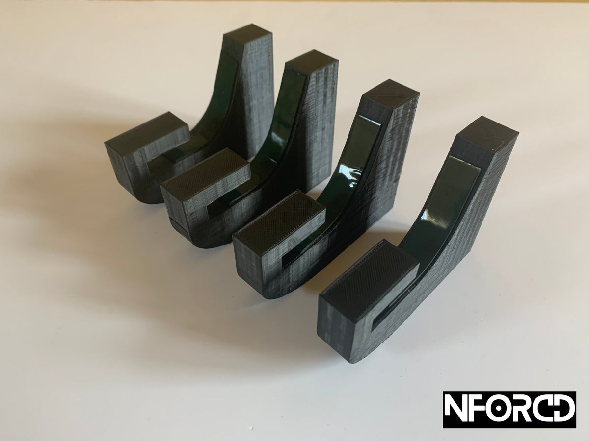 BMW M135i F20 F21 rear bumper fin insert diffuser, matte black