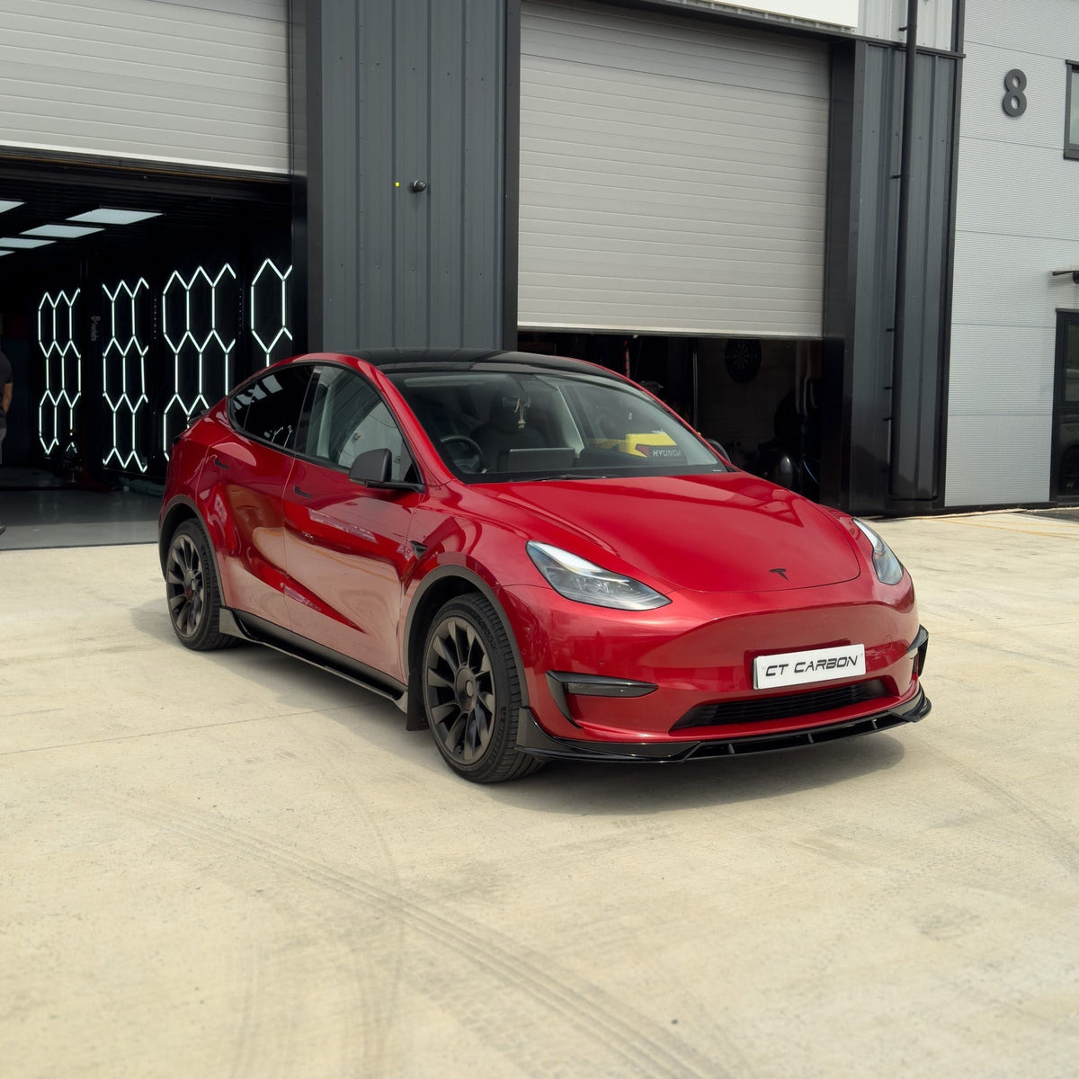 Tesla Model Y 2020+ Full Gloss Black Body Kit by CT Carbon BLAK