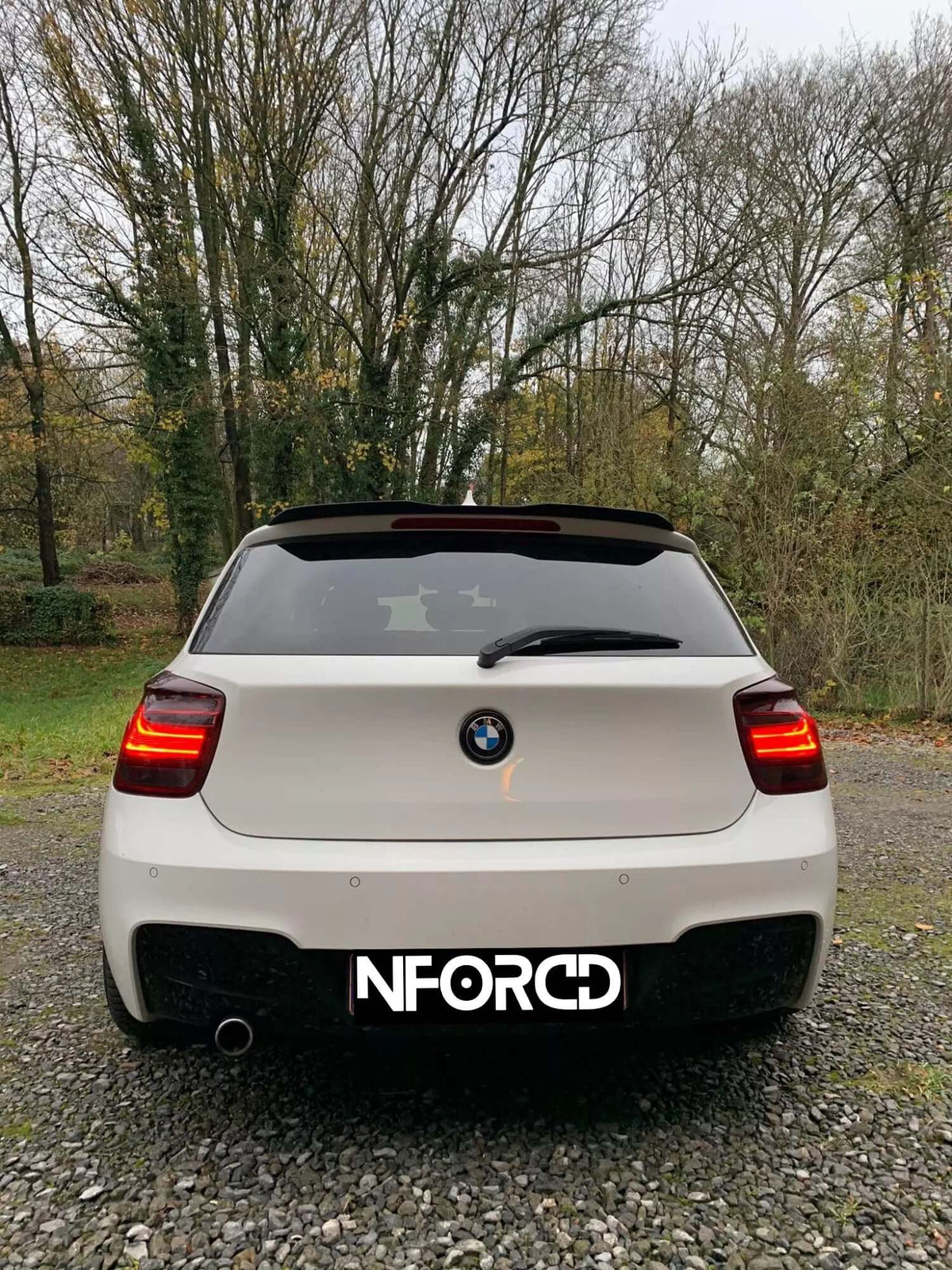 BMW F20 F21 1 Series Spoiler Lip - ABS Gloss Black