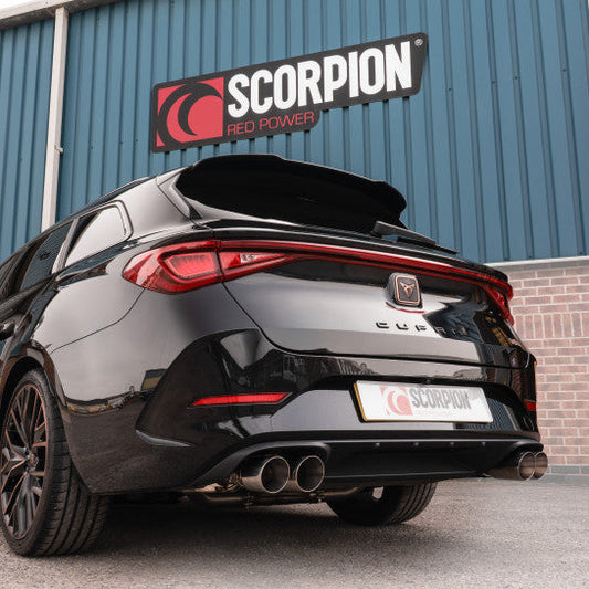Cupra Leon ST VZ 4Drive GPF-back exhaust, Scorpion, 80mm