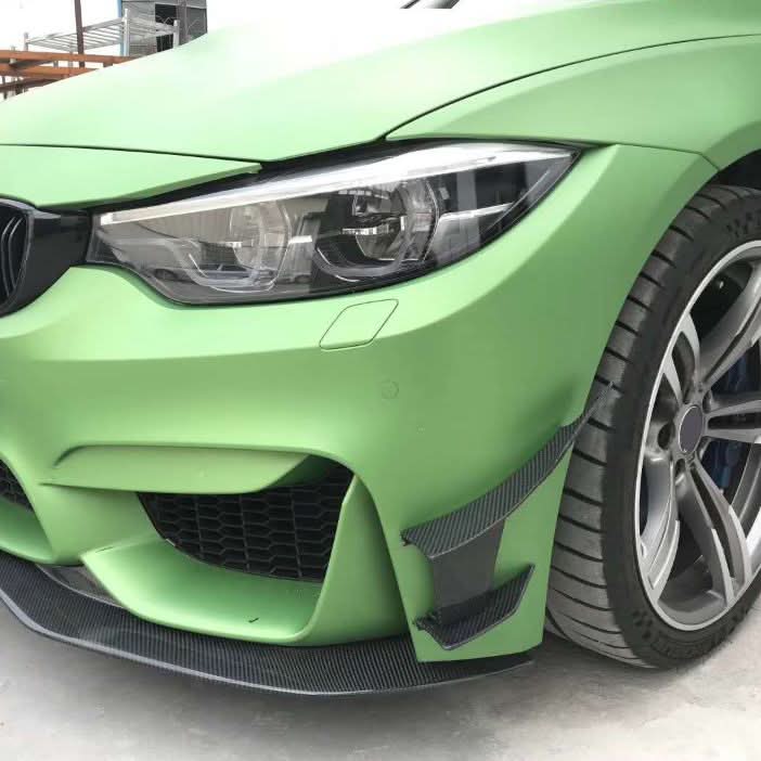 BMW F80 M3 F82 F83 M4 14-20 Carbon Fibre Front Canards
