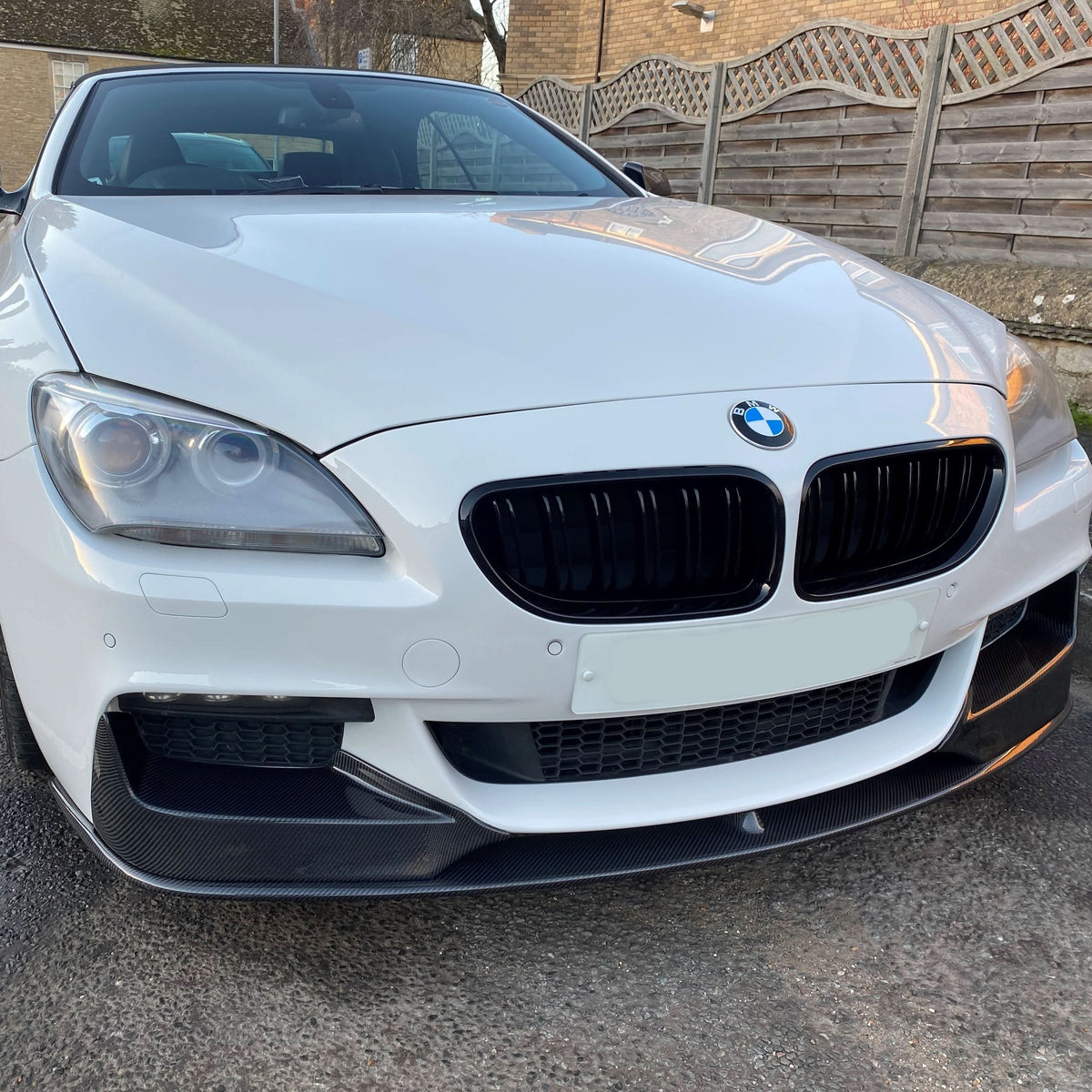 BMW F06 F12 F13 6 Series MP-Style Carbon Fibre Front Splitter