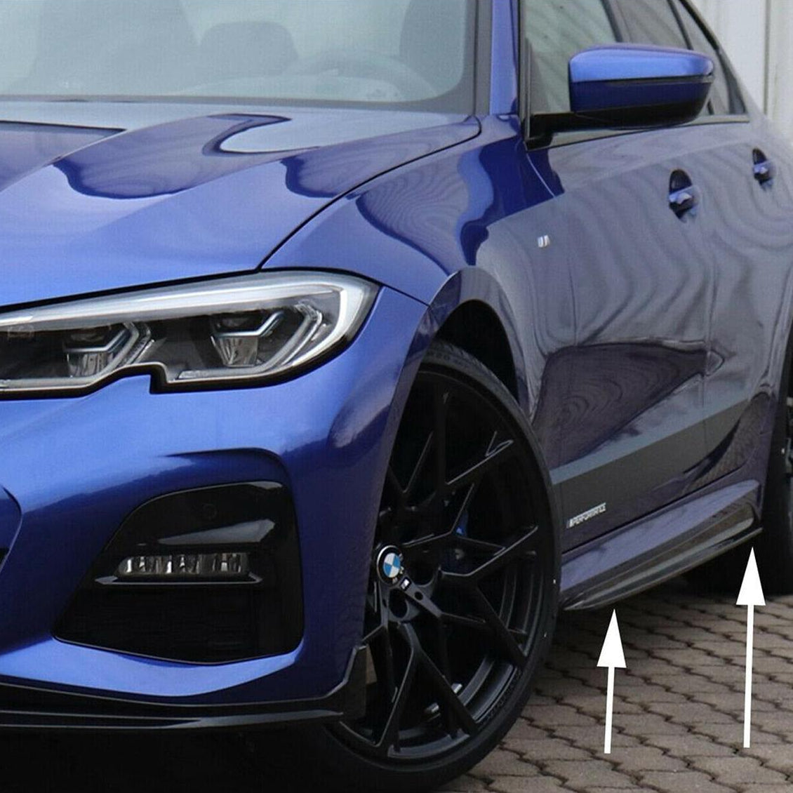 BMW G20 G21 M Sport Gloss Black Side Skirts