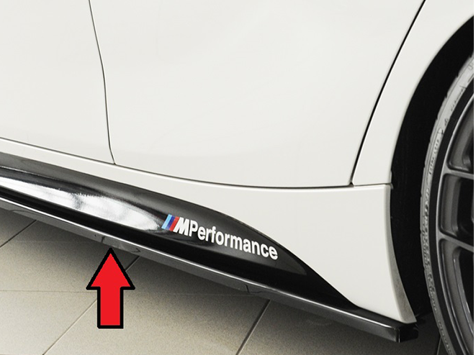 BMW F20 1 Series M135i M140i side skirts gloss black, 88052-88053