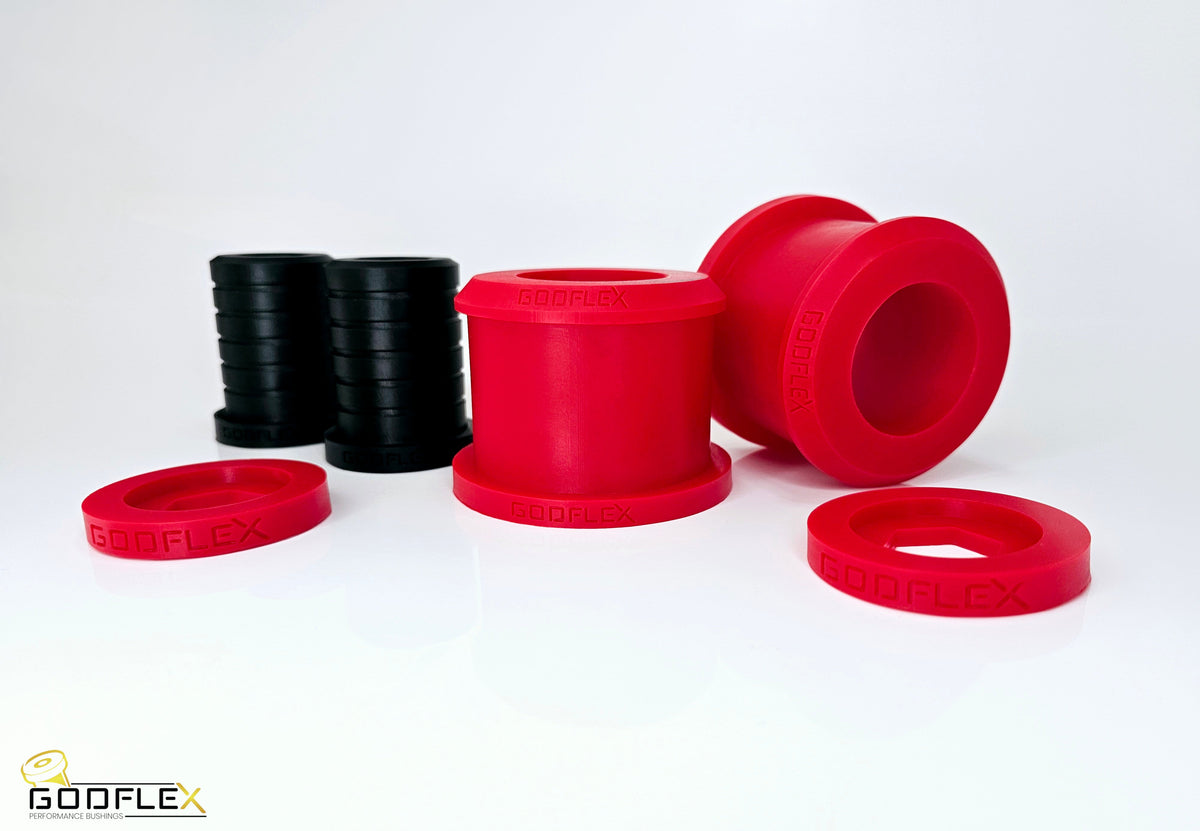 Mini Clubman R55 (2007-2014) front arm lower rear bushes, Godflex Polyurethane, 31126767530