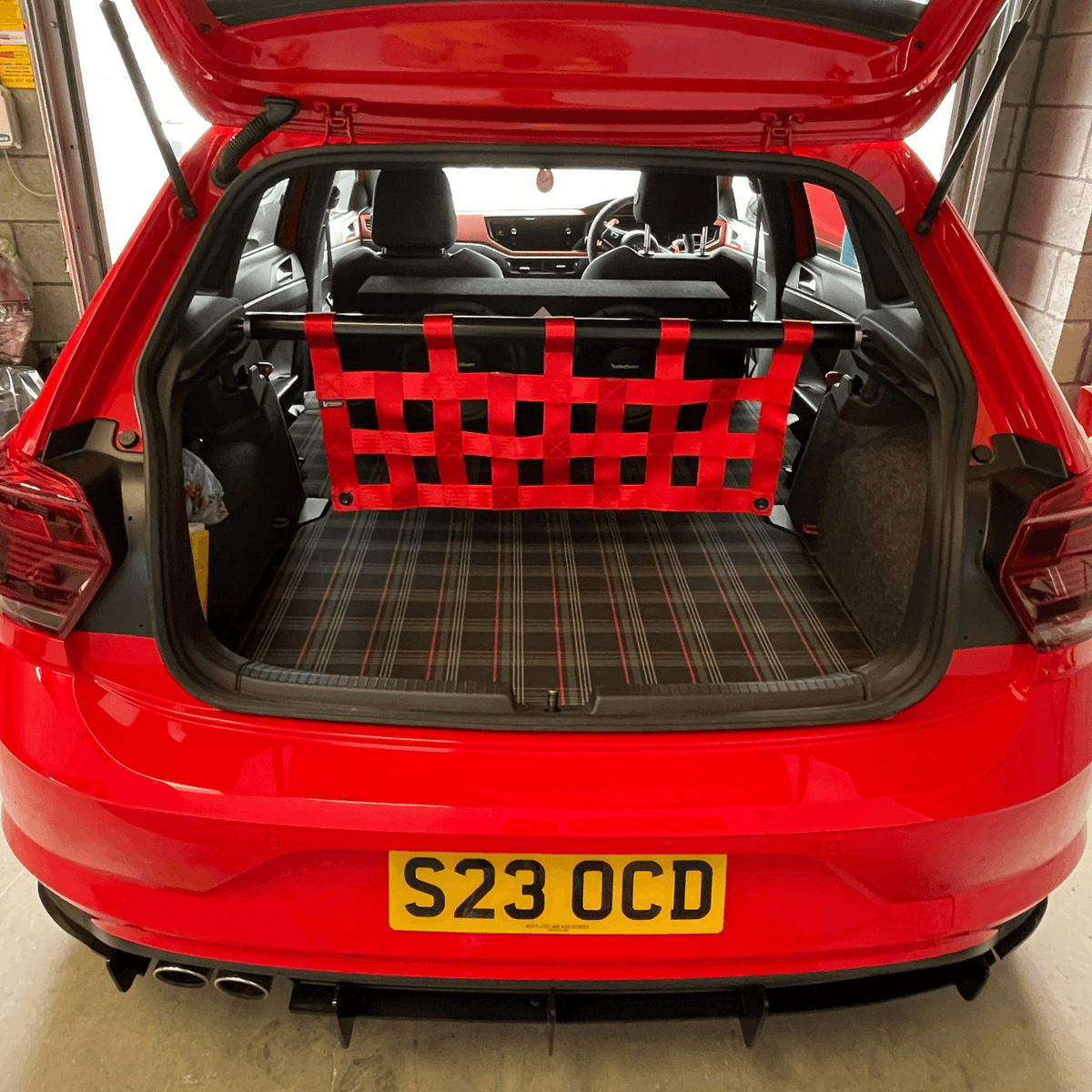 VW Polo Mk6 (2017+) Strut Bar & Cargo Net Kit