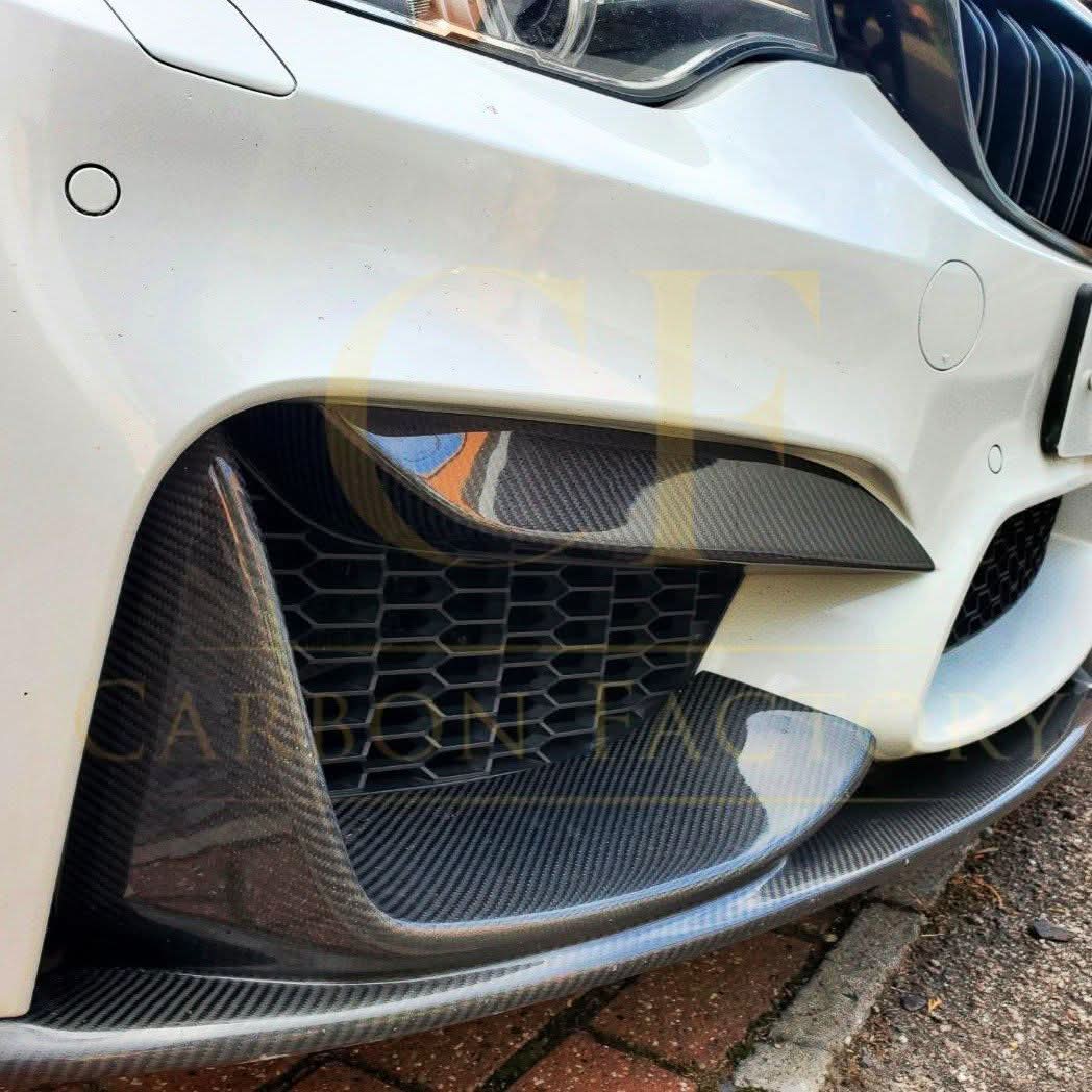 BMW F80 M3 F82 F83 M4 Carbon Fibre Front Bumper Trims