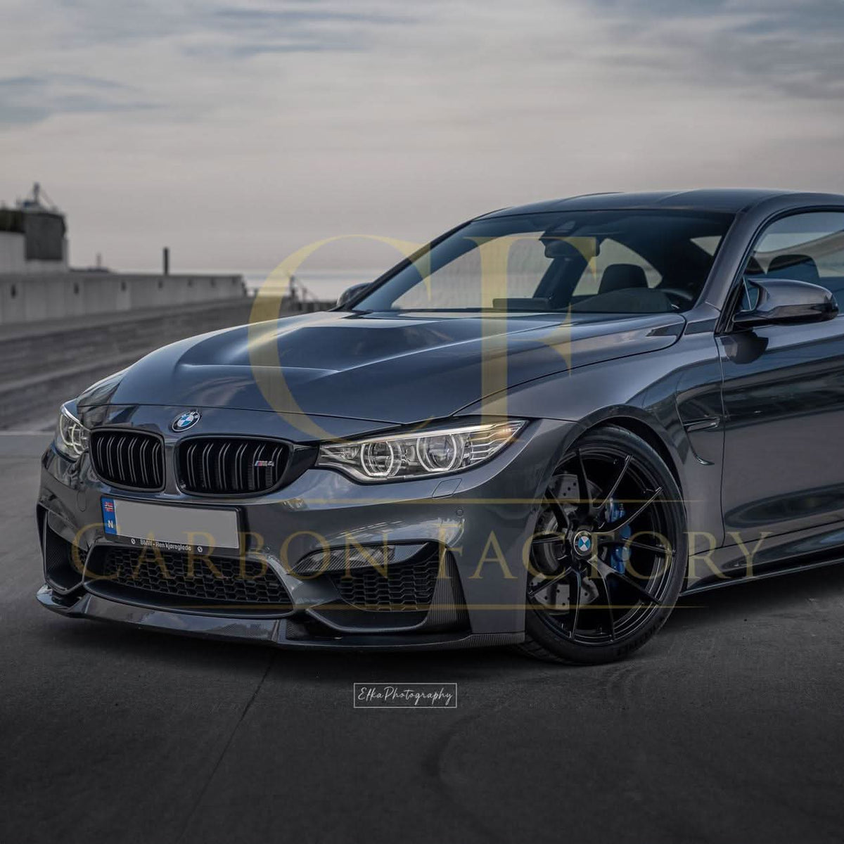BMW F80 M3 F82 F83 M4 Carbon Fibre Front Bumper Trims