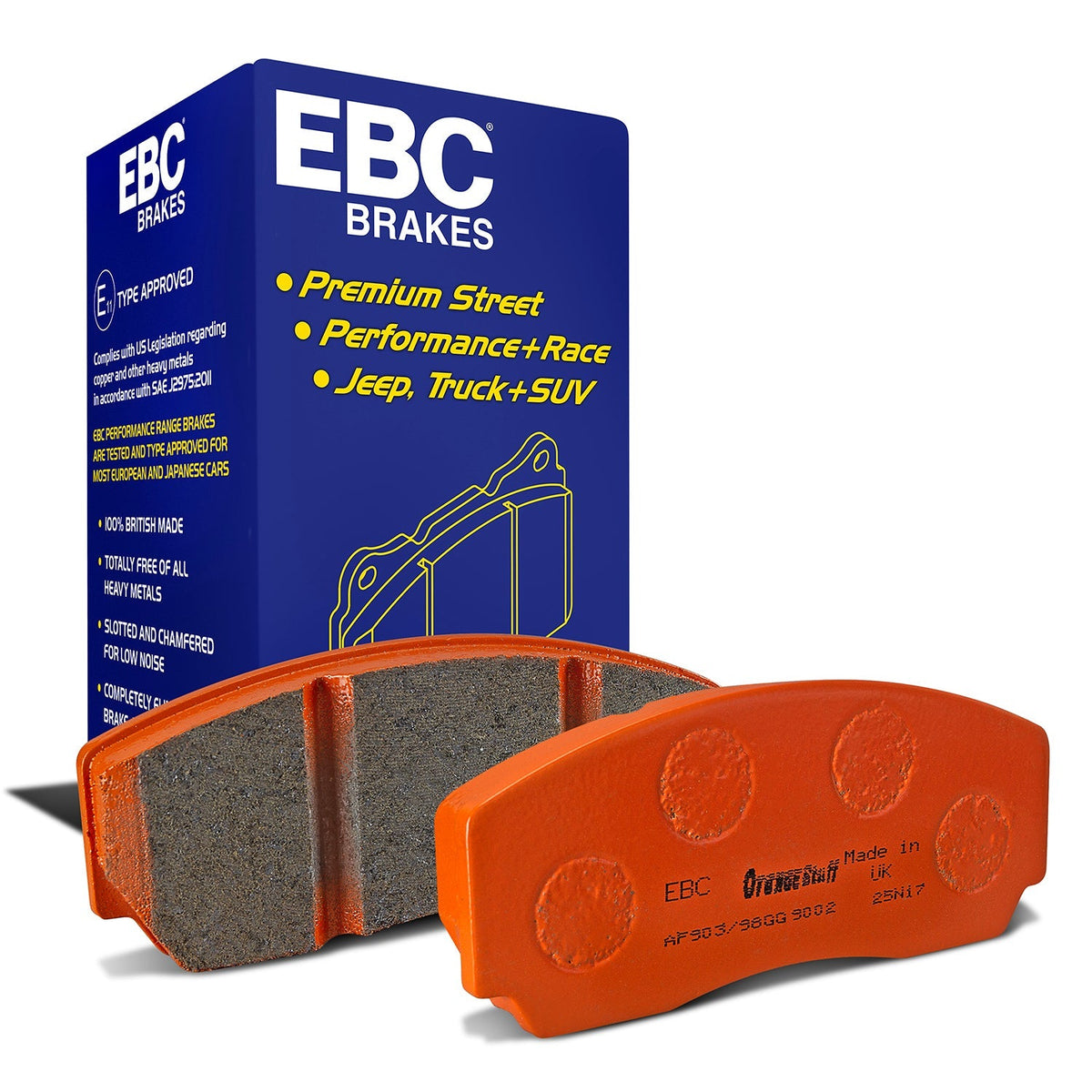 EBC Orangestuff 9000 Series DP9002 Race Brake Pads