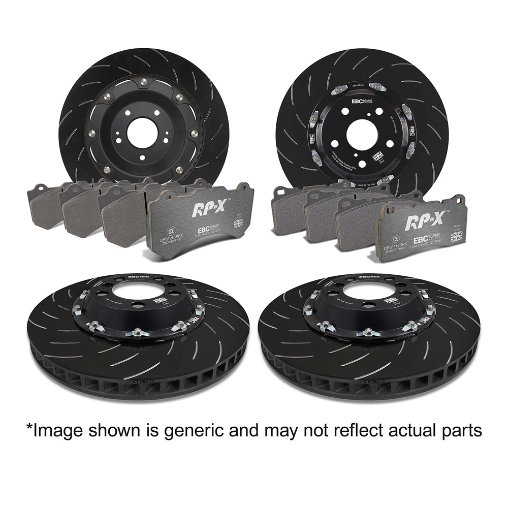 Best Aftermarket Brake Kit UK | EBC RP-X Race Pads & 2-Pc Floating Discs P2DK047RPX