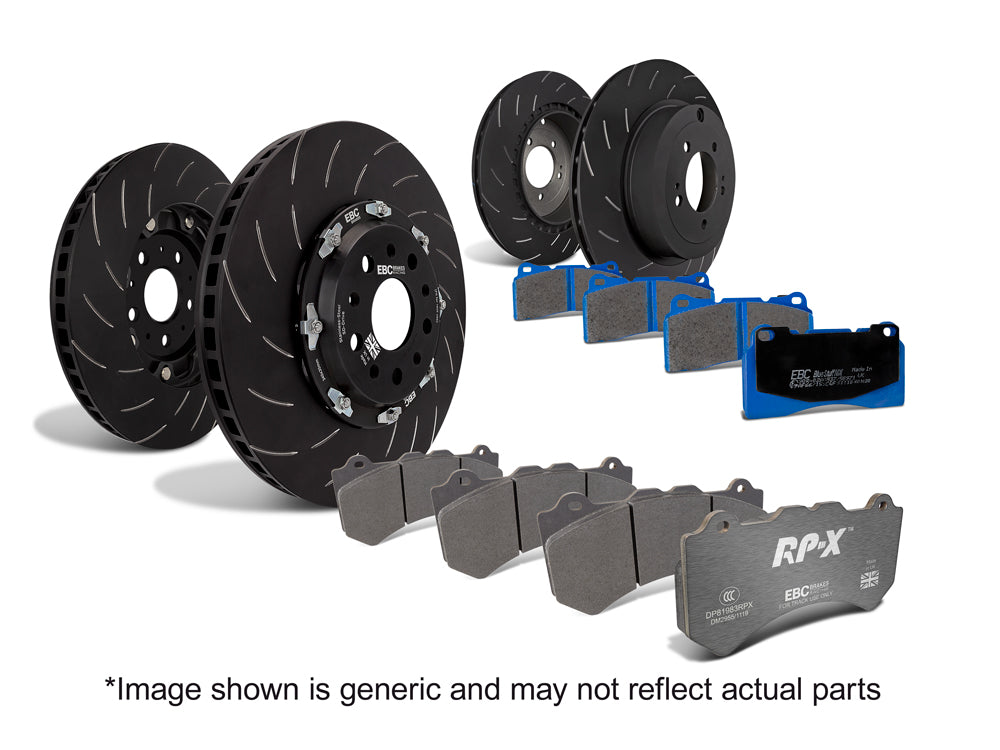 EBC RP-X Race Pads & 2pc Floating Disc Kit P2DK034RPX