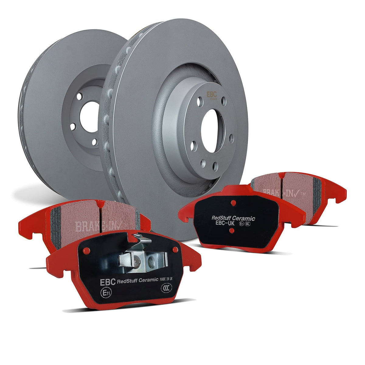 Audi A4 B8 2.0 TDI PD02KR530 EBC Redstuff Brake Pad and Disc Kit