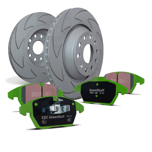 PD16KR008 EBC Greenstuff & BSD Blade Discs for VW Passat B6